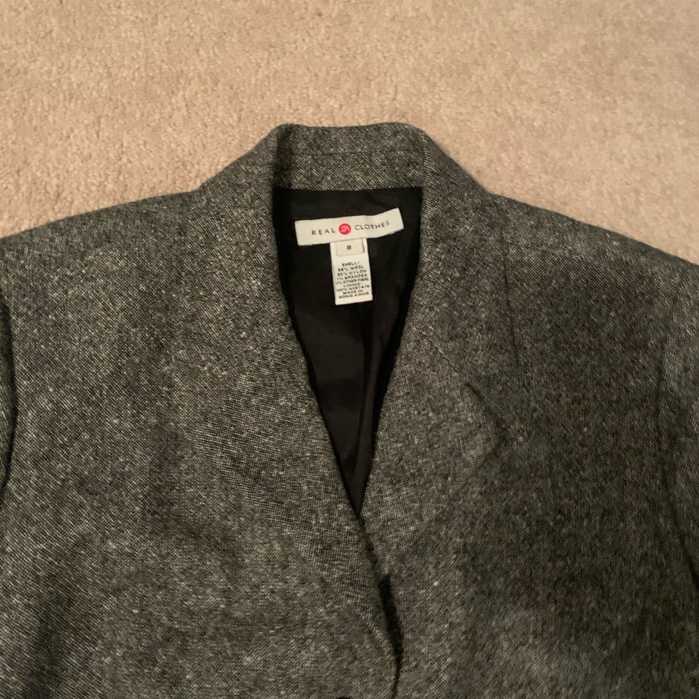 SFA black & white tweed blazer